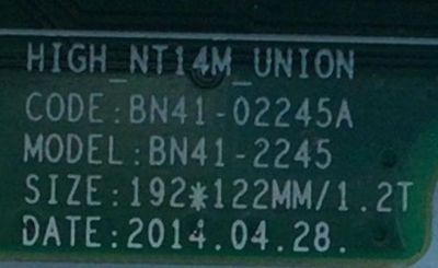 KIT DE TARJETAS PARA TV SAMSUNG /  MAIN BN94-09773A / BN41-02245A / BN97-08781E / FUENTE BN44-00769C / L40HF_EDY / BN4400769C / T-CON BN96-30131A / BN41-01938B / BN97-10105B / PANEL CY-DF400BGLV8H / MODELO UN40H5201AFXZA VF12 - Imagen 5